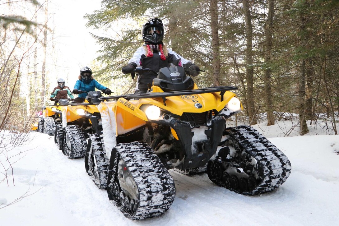 Winter ATV Adventure With Larry Berrio and Cynthia Gauthier